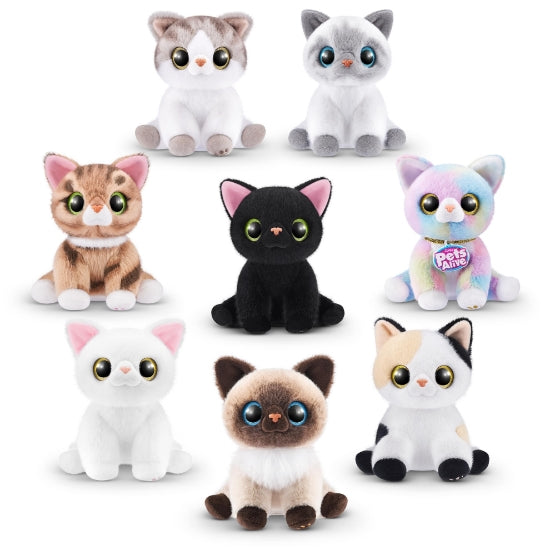ZURU pliš maca Pets Alive Smitten Kitten 8 sort 9541