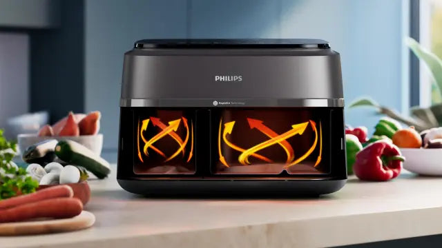 Friteza na vrući zrak Philips NA352/00 Airfryer Dual Basket