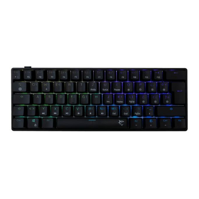 White Shark mehanička tipkovnica GK-004122 SHINOBI-2 / HR, USB, blue switch, crna
