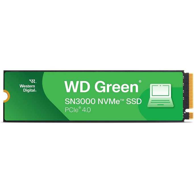 WD SSD SN3000 Green 500GB, NVMe, PCIe 4.0 x4, WDS500G4G0E
