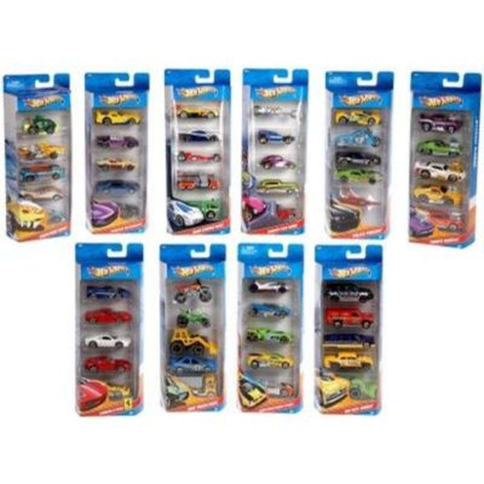 HOT WHEELS, autić, pakiranje, omjer 1:64, 5 kom