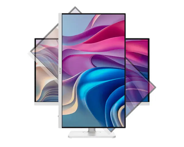 MSI 27" Modern Monitor MD272UPHW, IPS 4K UHD, 60Hz, 4ms, Adaptive-Sync, DisplayPort, 2x HDMI, USB-C, USB Hub, Pivot, Zvučnici
