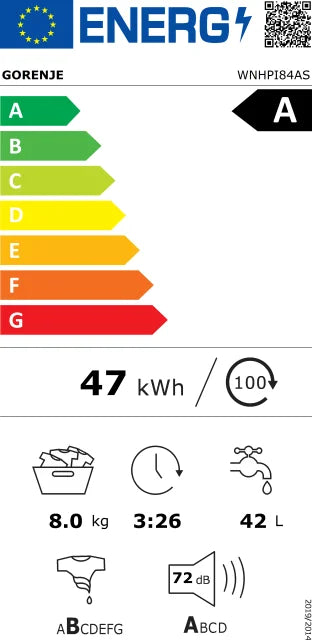 Perilica rublja Gorenje WNHPI84AS