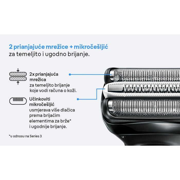 BRAUN SERIJA 3 3000, brijaći aparat