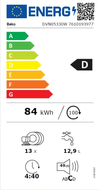 Perilica posuđa samostojeća 60cm Beko DVN05330W