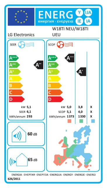 Klima uređaj 5,0kW LG Dualcool Pro W18