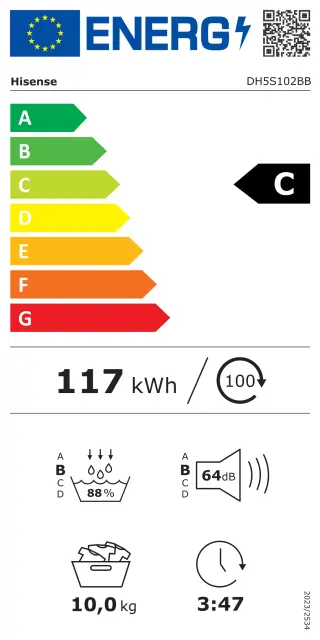 Sušilica rublja Hisense DH5S102BB