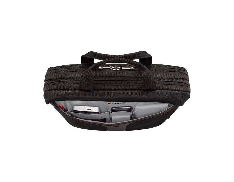 Wenger torba slimcase Legacy 17 za prijenosnike do 17", crna