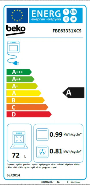 Štednjak Beko FBE63331XCS