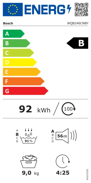 Sušilica rublja Bosch WQB246CNBY