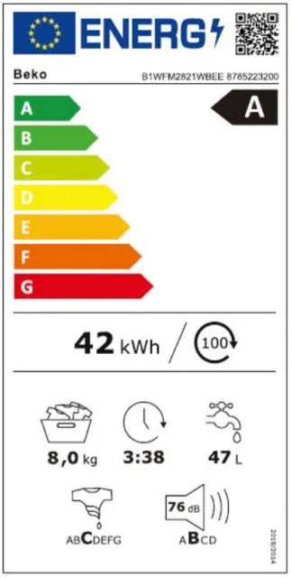 Perilica rublja Beko B1WFM2821WBEE