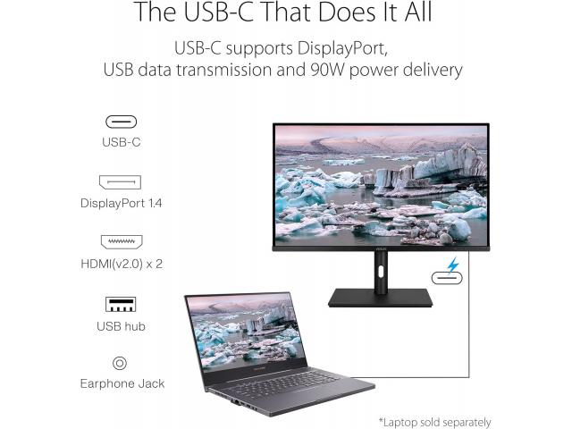 MON 32 ASUS PA329CV IPS HDMI DP USB-C