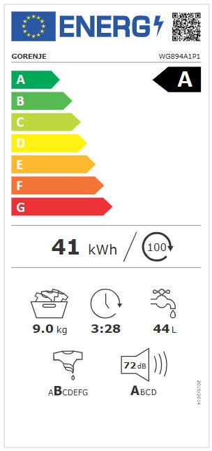 Perilica rublja GORENJE WG894A1P1