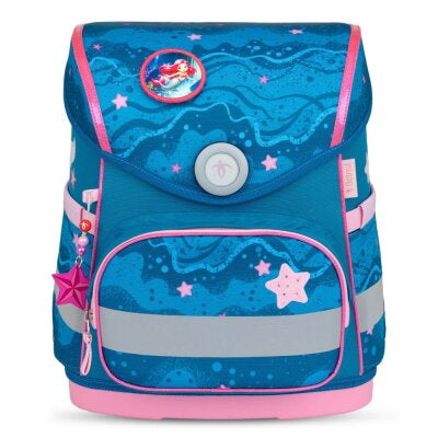 Torba školska Belmil compact with patches mermaid 405-41/AG/B/3