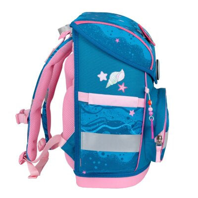 Torba školska Belmil compact with patches mermaid 405-41/AG/B/3