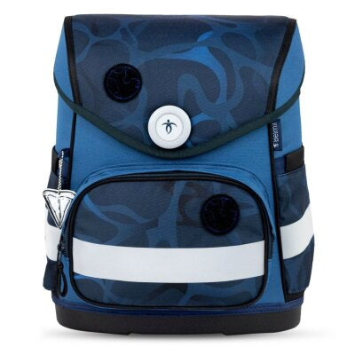 Torba školska Belmil compact with patches wave storm 405-41/AG/B/12