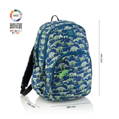 Ruksak školski Miquelrius 3 odjeljka Fossil 27L MR19788