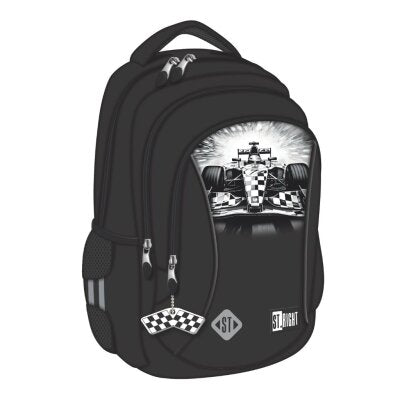 Ruksak školski St.Right Final Lap s pretincem za prijenosno računalo 17"