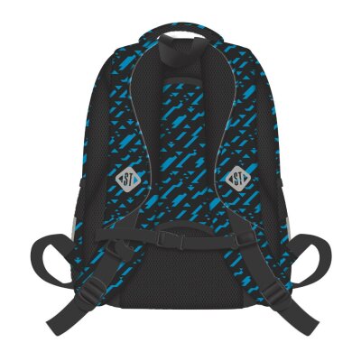 Ruksak školski St.Right Cosmic Soccer s pretincem za prijenosno računalo 16"