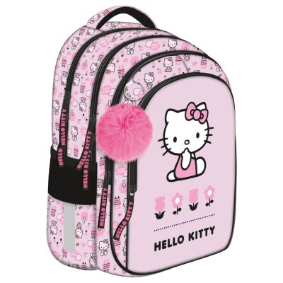 Ruksak školski St.Right Hello Kitty 16" rozi