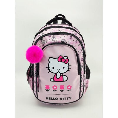 Ruksak školski St.Right Hello Kitty 16" rozi