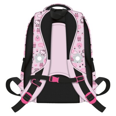 Ruksak školski St.Right Hello Kitty 16" rozi
