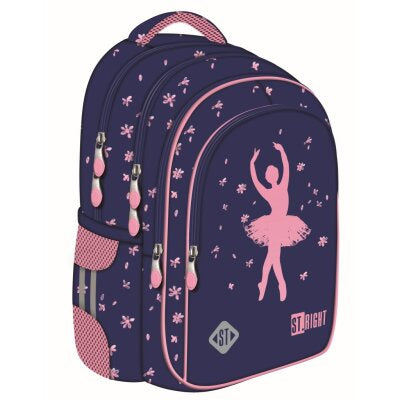Ruksak školski St.Right Pink Ballerina 17"
