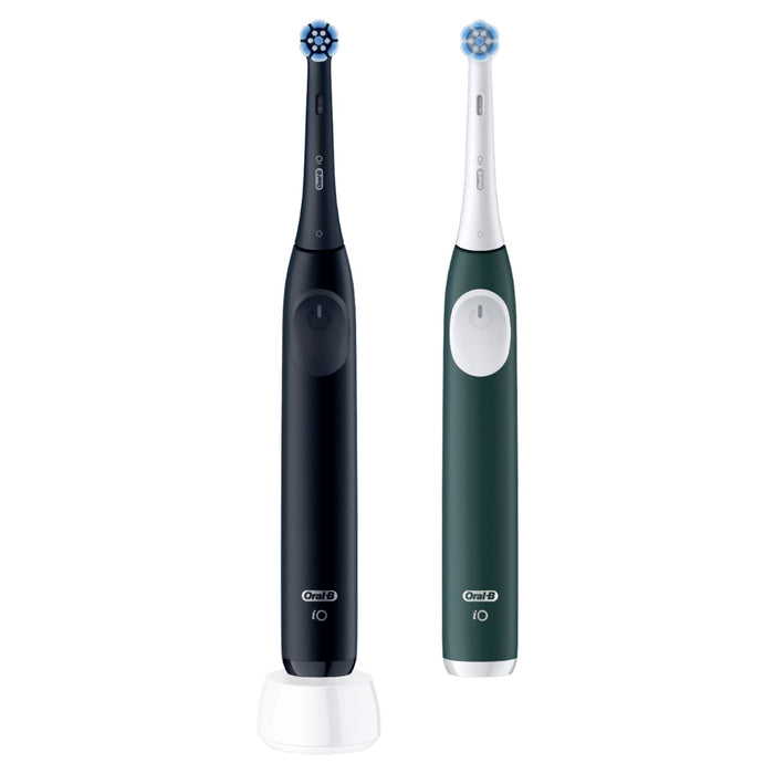 ORAL-B iO2 Duo, električna četkica za zube, crna i zelena