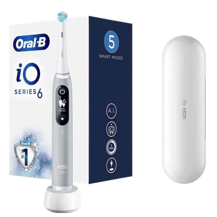 ORAL-B iO6, električna četkica za zube, opal siva