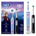ORAL-B Family Edition duopack, set, električna zubna četkica Pro Series 1 Black + Pro Kids 3 + Frozen
