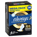 ALWAYS Ultra Secure Night, higijenski ulošci, 36 kom