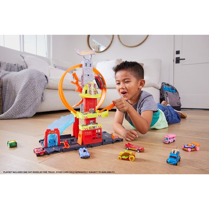 HOT WHEELS City vatrogasna stanica, set
