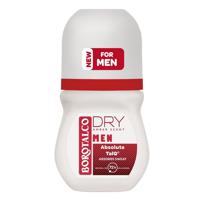 BOROTALCO Men Amber, deo roll-on, 50 ml