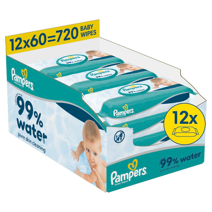 PAMPERS Aqua, vlažne maramice, 720 kom