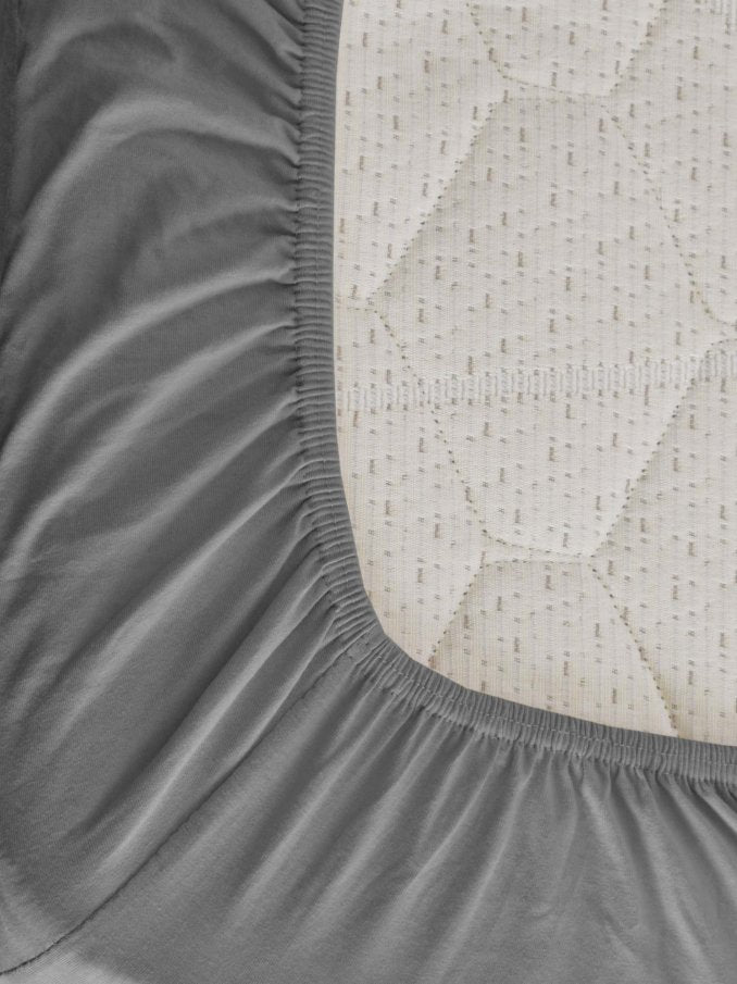 Plahta s gumicom Dalija Grey 180x200+30cm