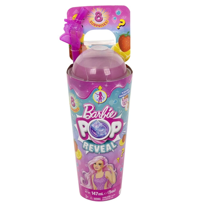 BARBIE Pop Reveal, lutka, limunada s jagodama