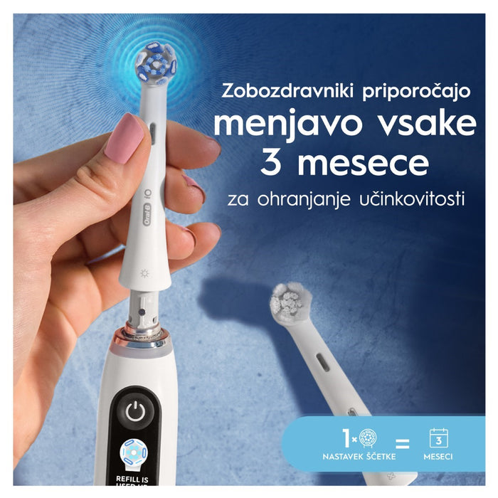 ORAL-B iO Ultimate Clean, zamjenske glave za četkicu, bijela, 4 kom