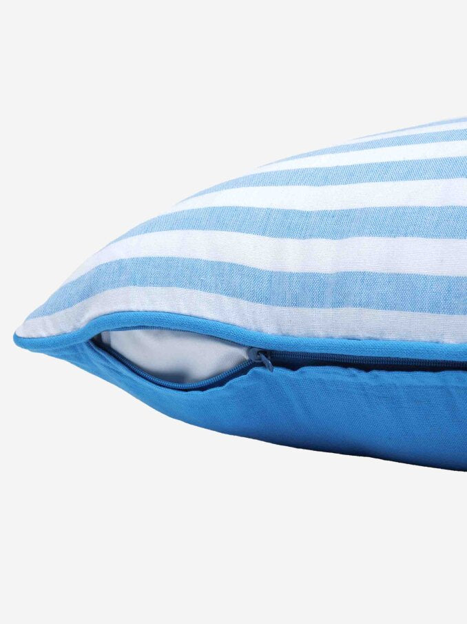 Ukrasna jastučnica Stripes 45x45 plave pruge