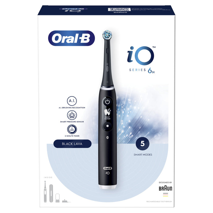 ORAL-B iO6, električna četkica za zube, crna