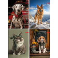 Set od 10 bilježnica Ilijanum A4 70g 52L kocke pets
