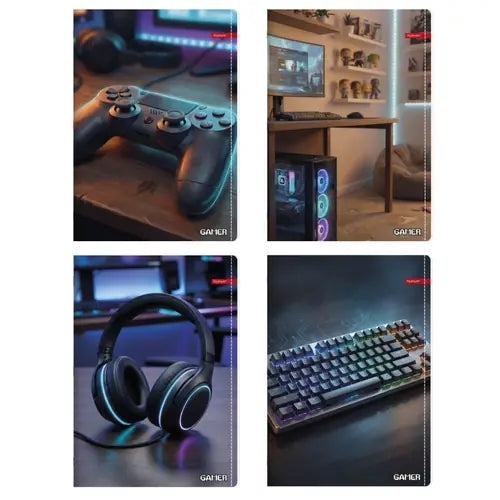 Bilježnica Ilijanum A4 70g 52L kocke gamer