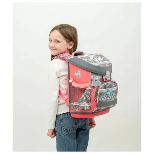 Torba školska Belmil mini-fit horse aruba blue 405-33/AG/PC-8 - ISPORUKA ODMAH!