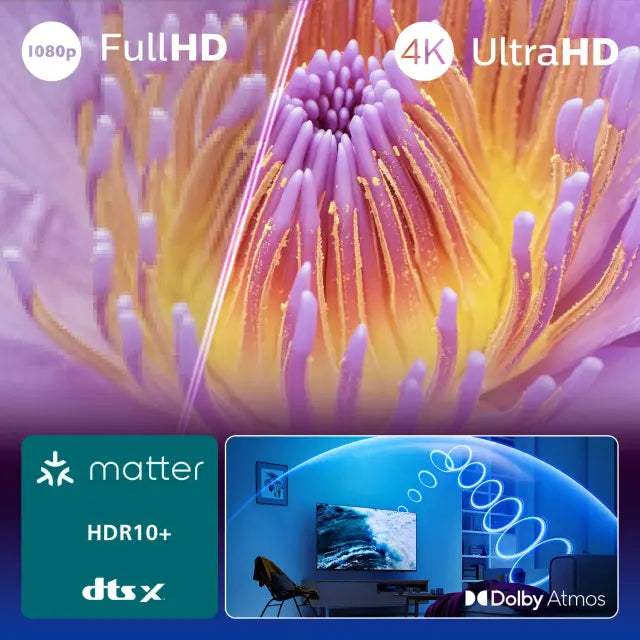 PHILIPS 43PUS7000, 109.2cm (43"), LED, UHD 4K Smart TV, Titan OS