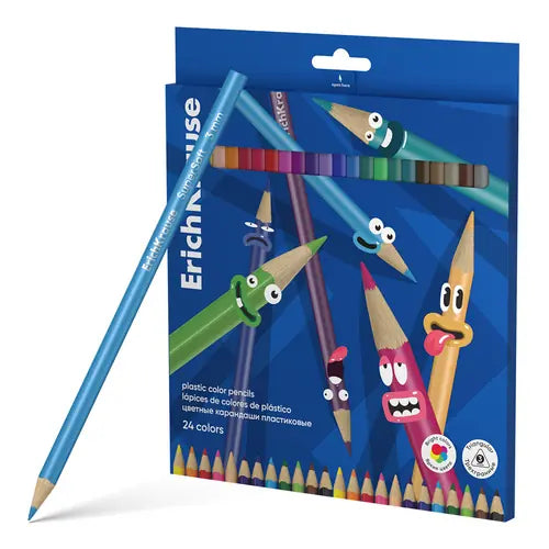 Drvene bojice ErichKrause trokutaste Color Friends 3mm 24/1