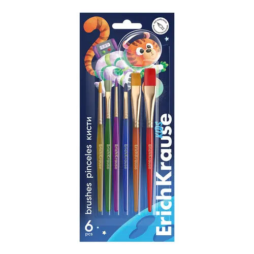 Kist ErichKrause za temperu i vodene bojice Kids Space Animals blister 6/1