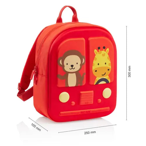 Ruksak mini Miquelrius 1 odjeljak Bus Stop crveni 10L MR19390