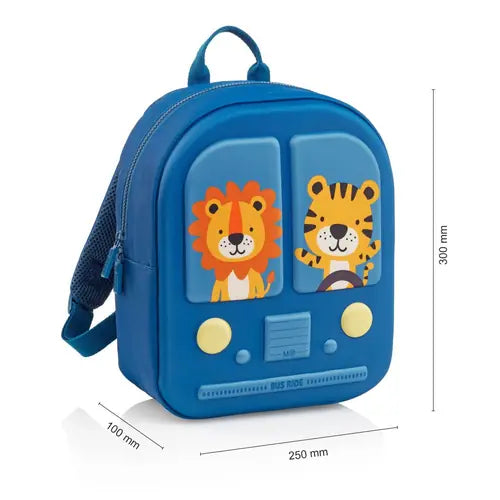 Ruksak mini Miquelrius 1 odjeljak Bus Stop plavi 10L MR19391