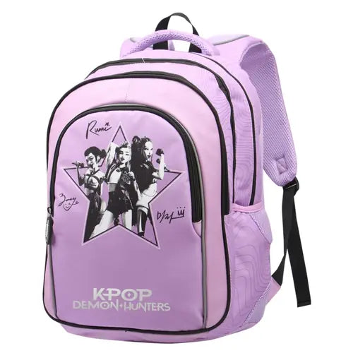 Ruksak školski St.Right K-Pop Demon Hunters 17" ljubičasti