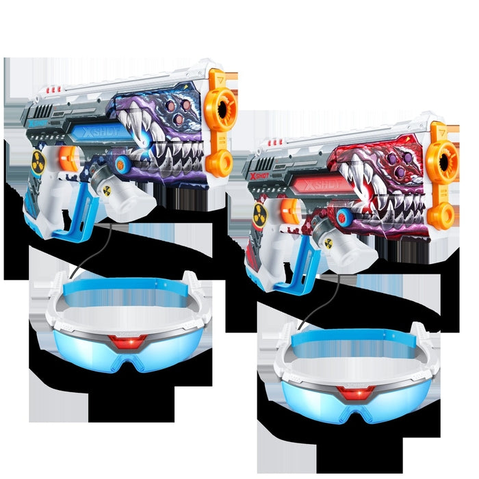 X-SHOT Skins Laser 360, set za igru, pištolj + naočale