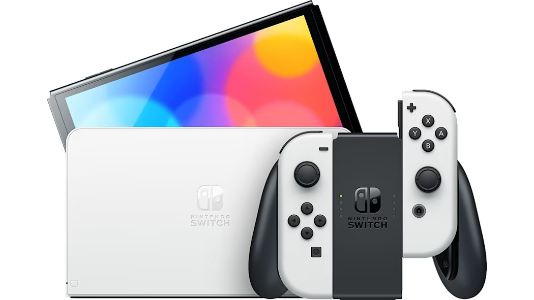 Nintendo Switch OLED Console - White Joy-Con ADG
